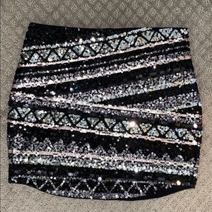 Express Sequin skirt